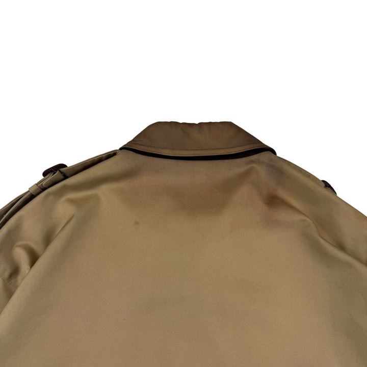 Burberry Nova Check Lined Trench Jacket Beige