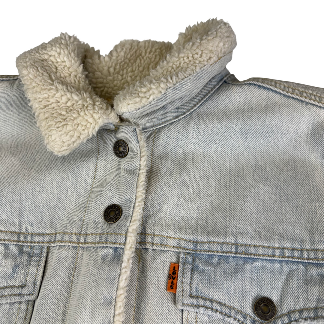 Levi's Sherpa Lined Denim Jacket Blue