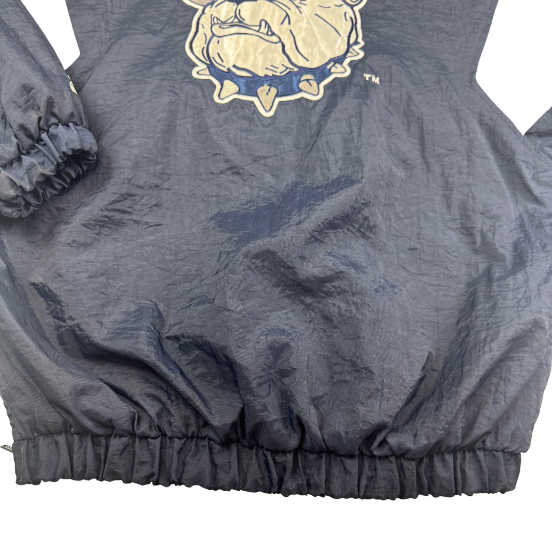 Vintage Starter 90's Georgetown Hoyas Half-Zip Pullover Pro Sports Jacket Navy