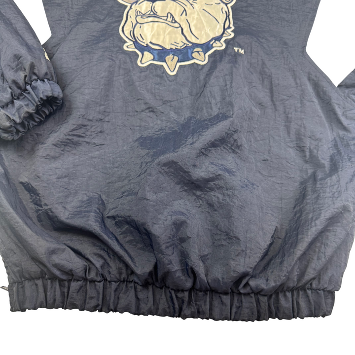Vintage Starter 90's Georgetown Hoyas Half-Zip Pullover Pro Sports Jacket Navy