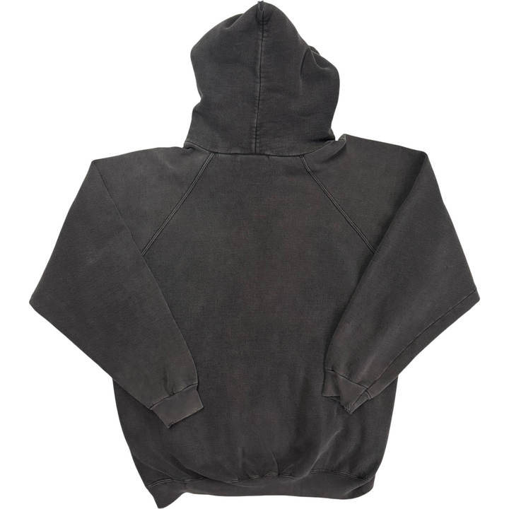 Vintage 90'S Adidas Trefoil Logo Pullover Hoodie Faded Black
