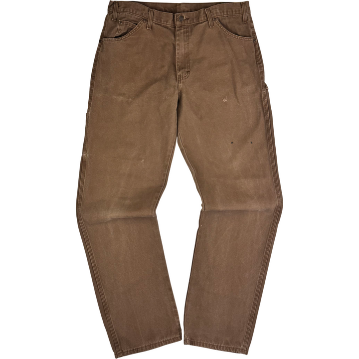 Dickies Workwear Carpenter Trousers Brown