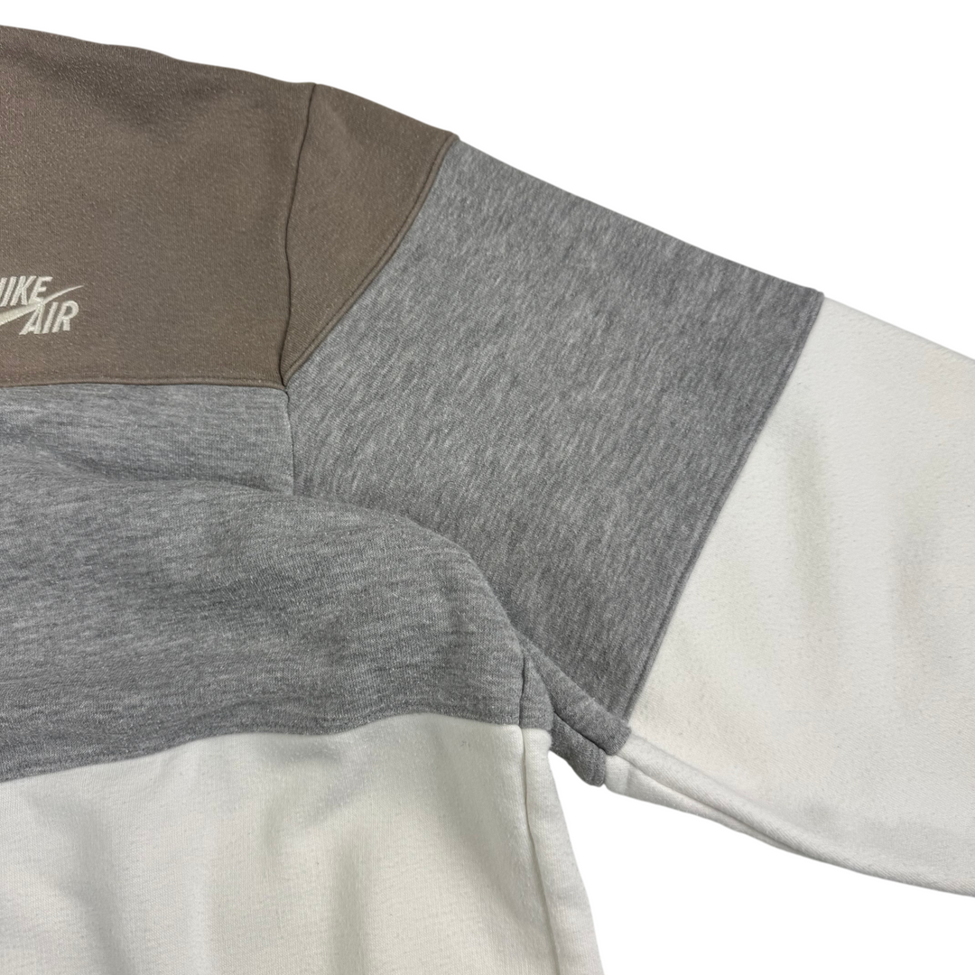 Nike Air 00's Colourblock Sweatshirt Brown Grey White