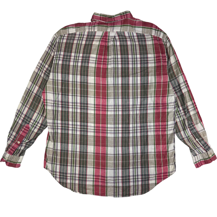 Ralph Lauren Plaid Long Sleeve Shirt Red