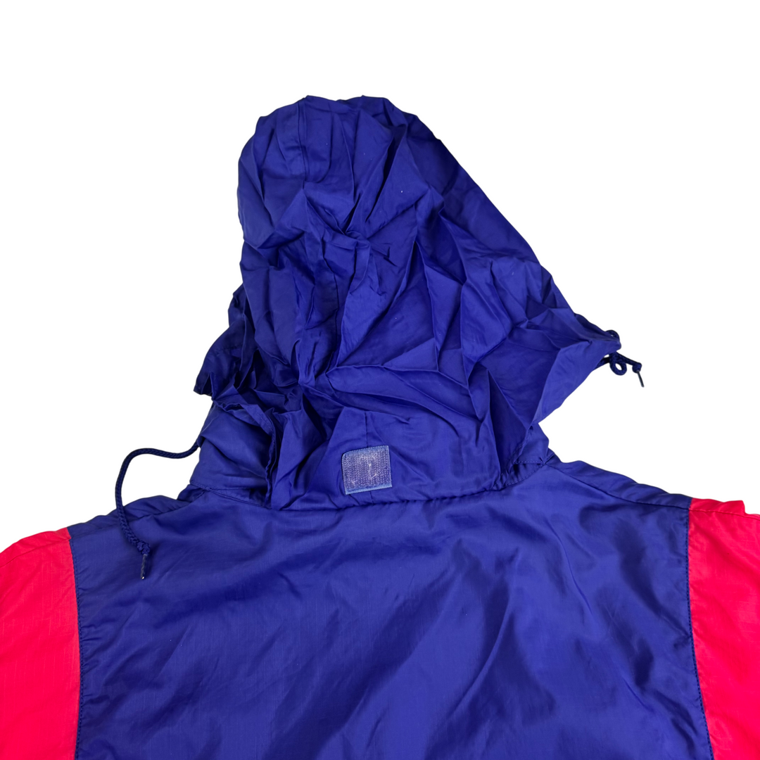 Vintage Nike 90's Full-Zip Track Jacket Blue Red