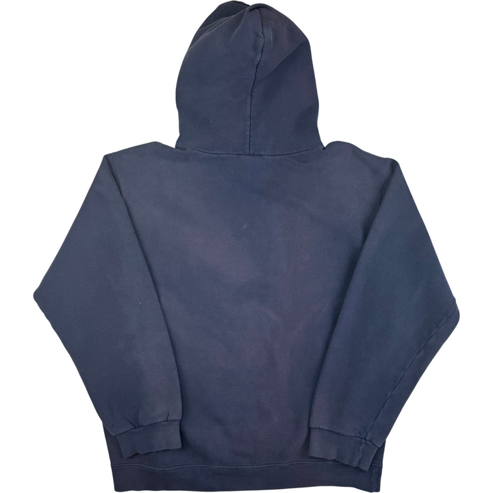 Vintage 90's Nike Mini Swoosh Pullover Hoodie Navy