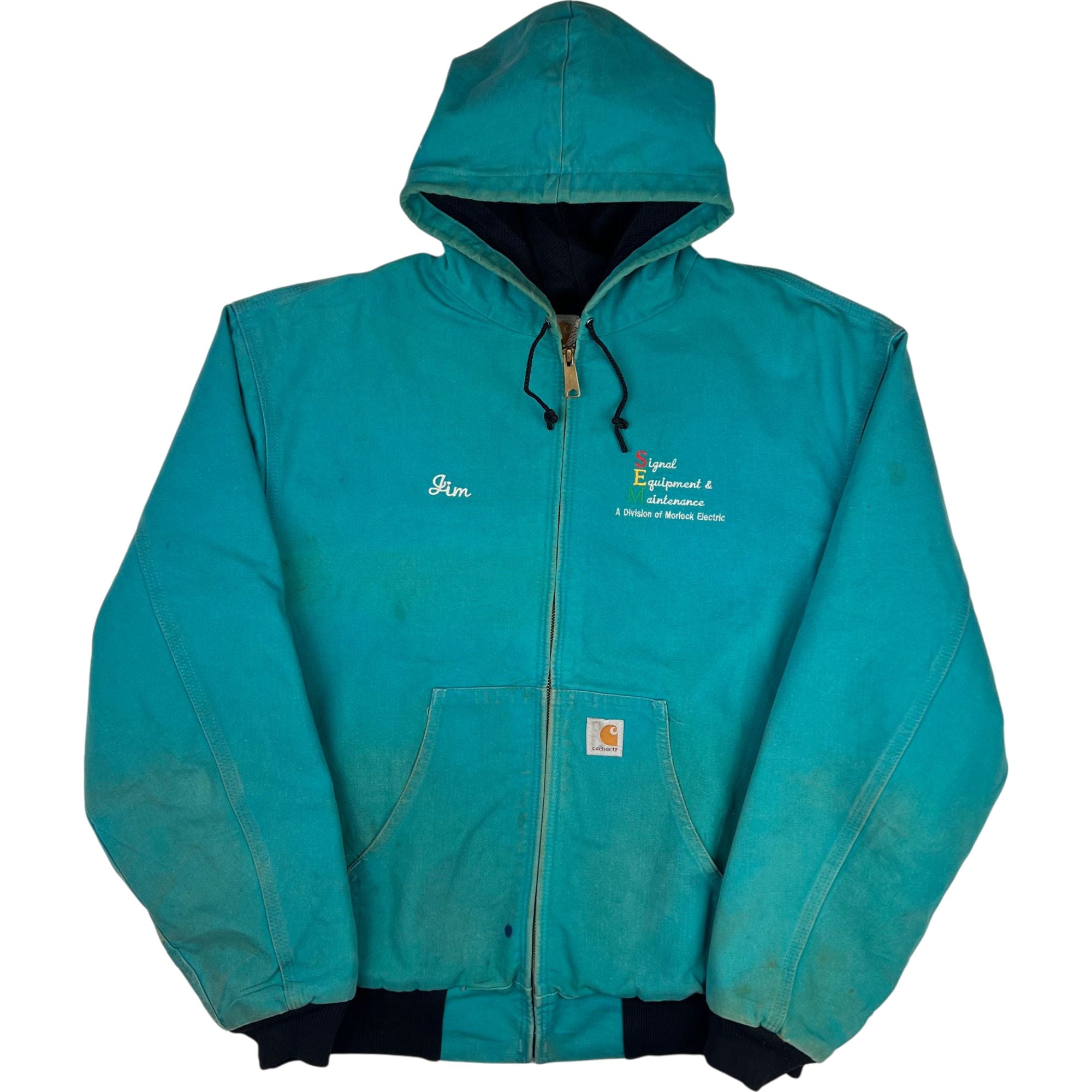 Vintage deals teal Carhartt Jacket