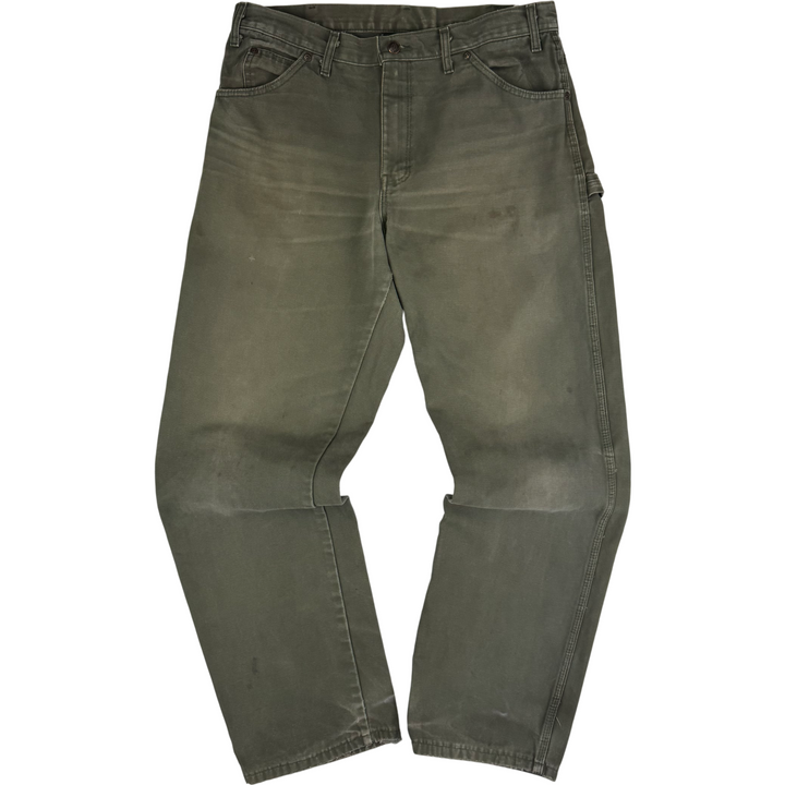 Dickies Workwear Carpenter Trousers Green