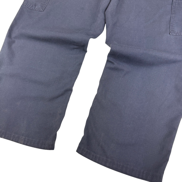Carhartt Wide Leg Workwear Trousers Navy