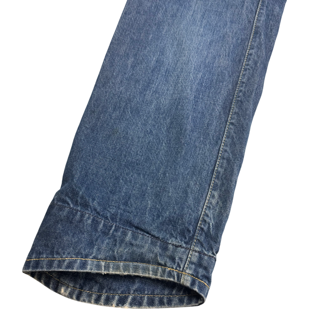 Levi's Vintage 90's Distressed Denim Jeans Blue