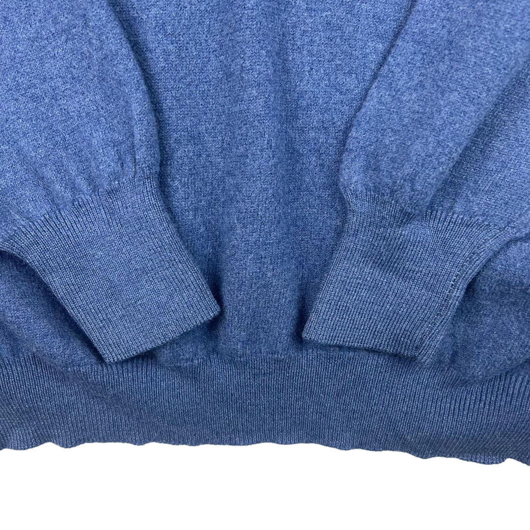 Yves Saint Laurent Lana Wool Knitted Jumper Blue