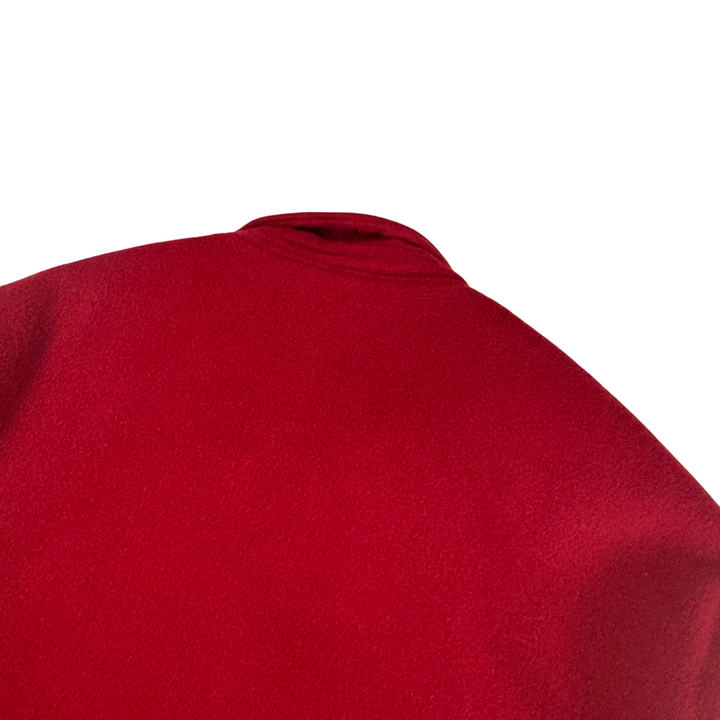 Vintage Budo Club Rambouillet 78 Leather Letterman Varsity Jacket Red