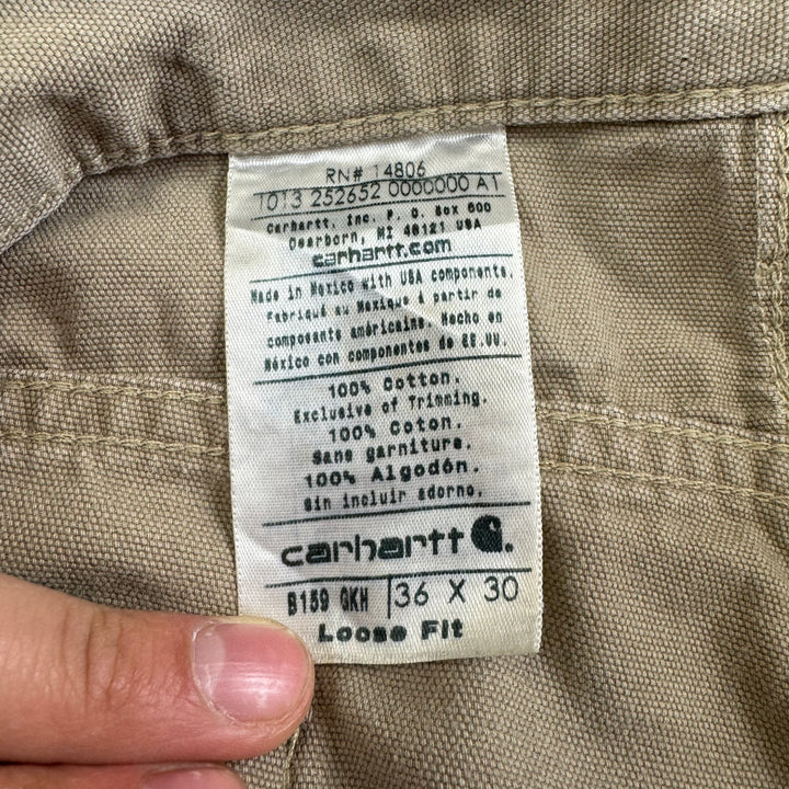 Carhartt Carpenter Workwear Trousers Beige Brown