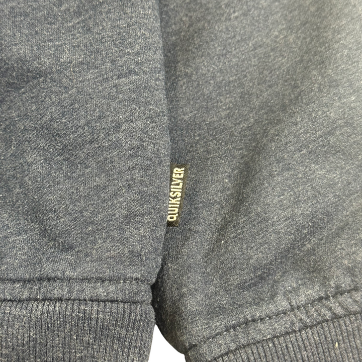 Quiksilver Full-Zip Fleece Lined Hooded Sweatshirt Navy