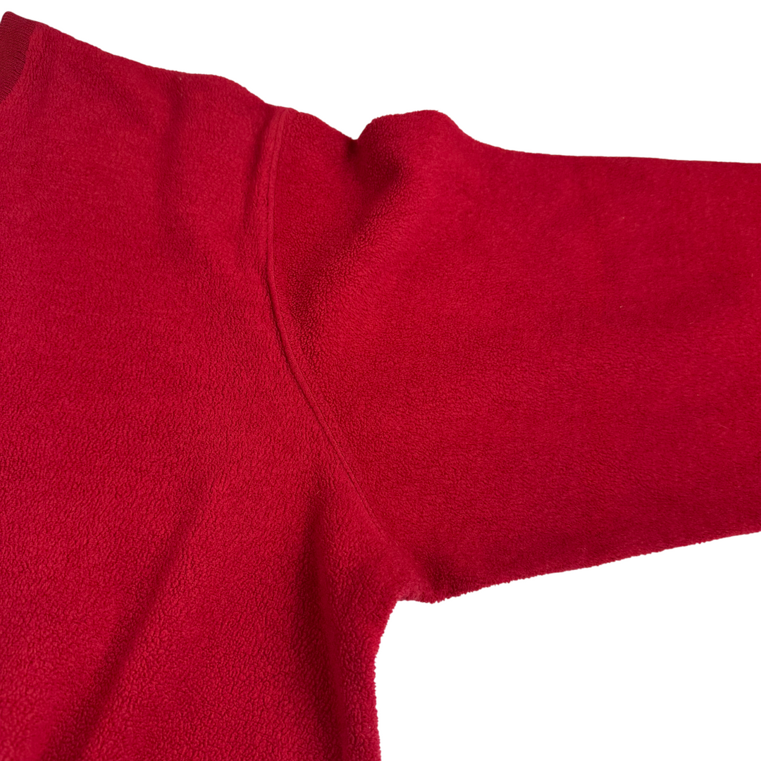 Disney Mickey Mouse Graphic Pullover Sweatshirt Red