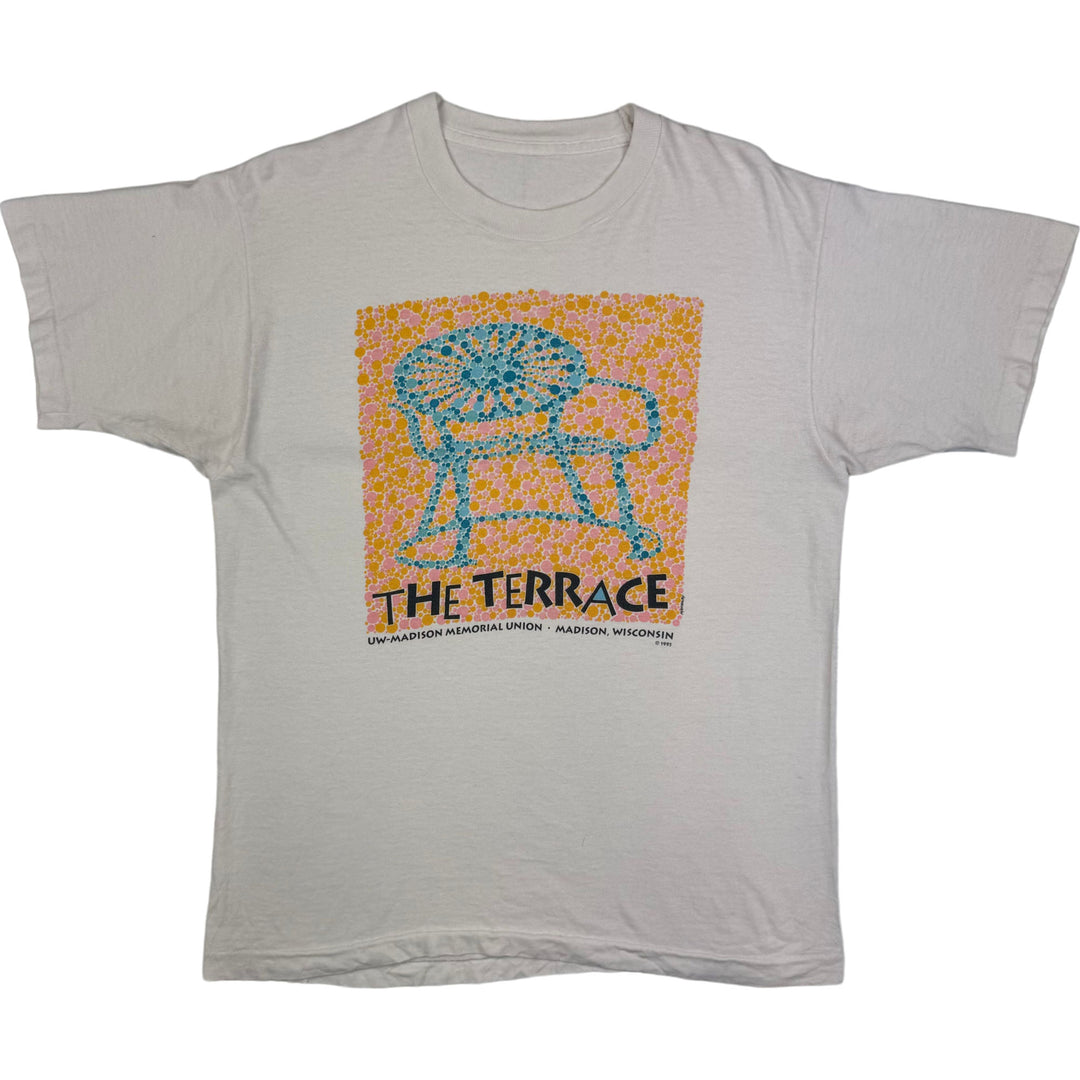 The Terrace UW-Madison Memorial Union 1993 Graphic Single Stitch T-Shirt White