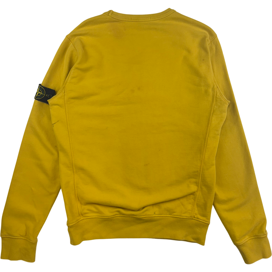 Stone Island Crewneck Sweatshirt Mustard Yellow