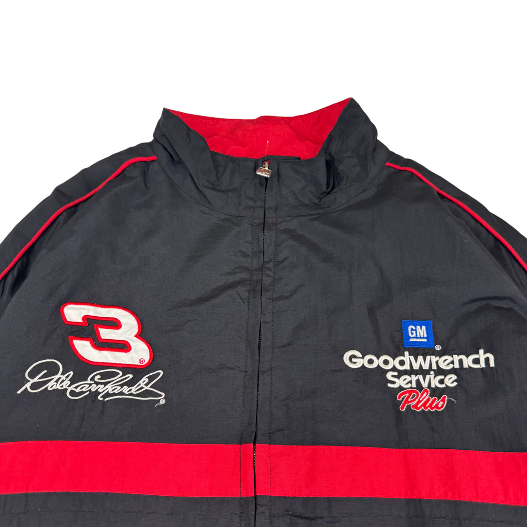 Vintage Nascar Chase Authentics Dale Earnhardt Racing Jacket Black