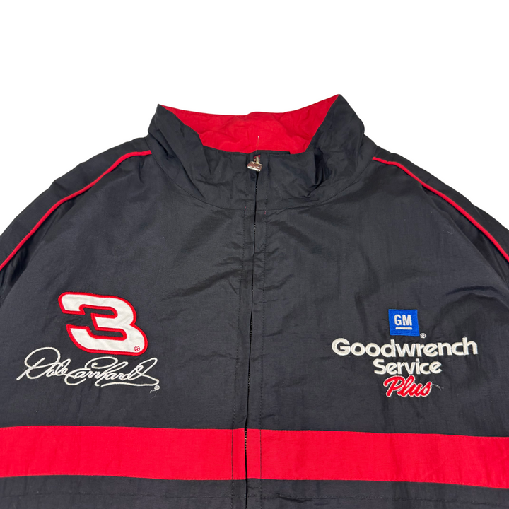 Vintage Nascar Chase Authentics Dale Earnhardt Racing Jacket Black