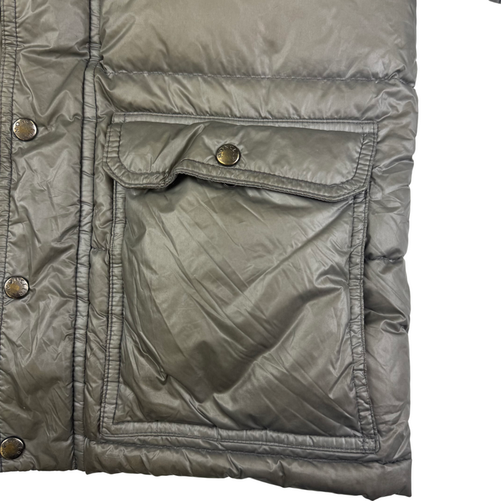 Moncler Quilted Down Puffer Jacket Grey Kids Aged 8