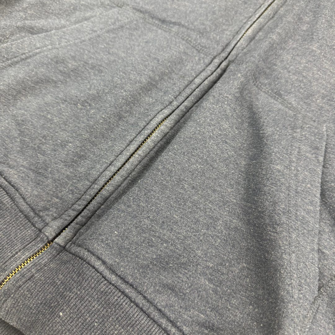 Quiksilver Full-Zip Fleece Lined Hooded Sweatshirt Navy