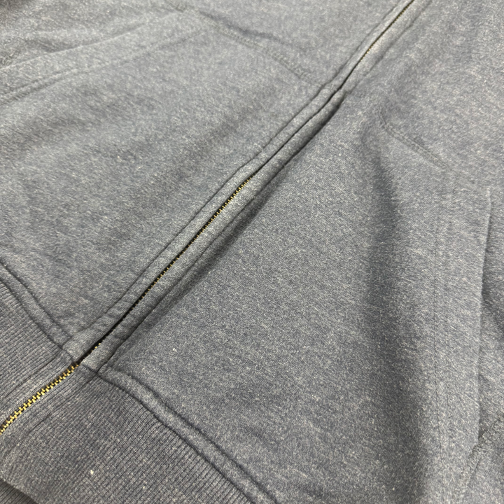 Quiksilver Full-Zip Fleece Lined Hooded Sweatshirt Navy