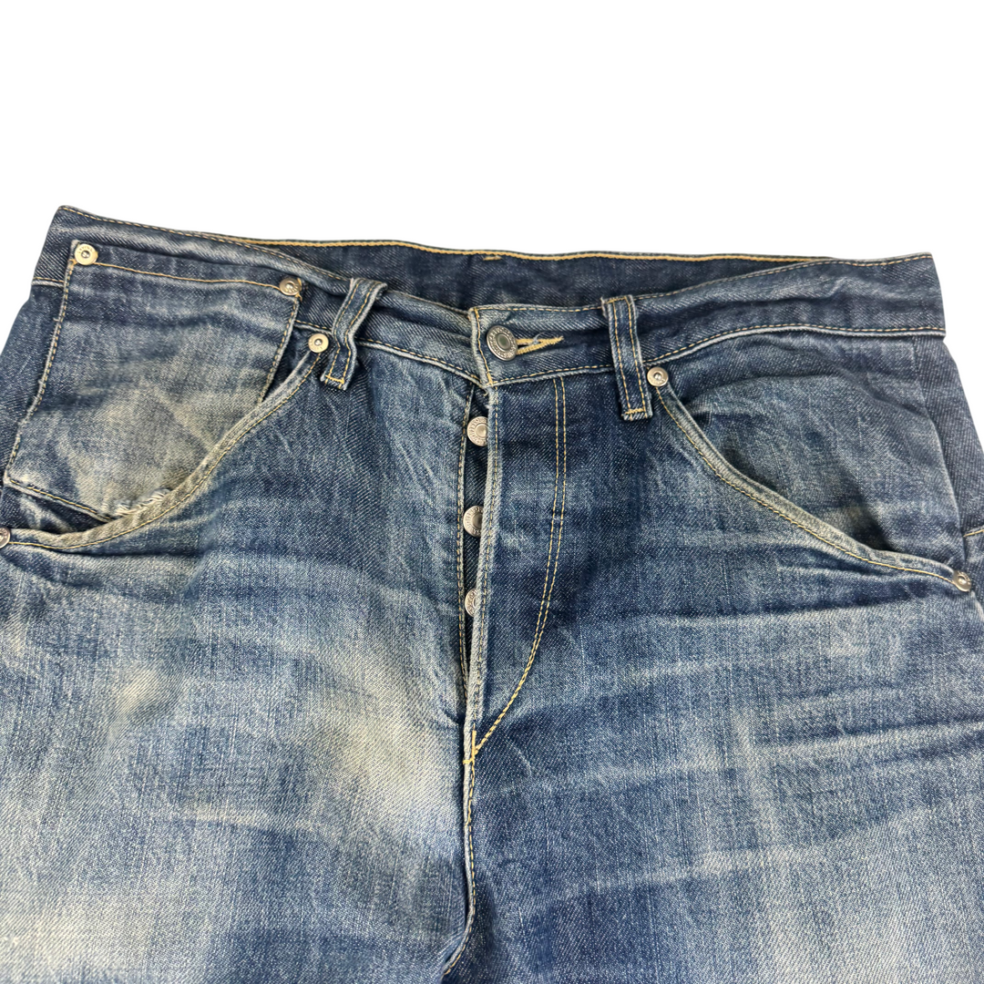 Levi's Vintage 90's Distressed Denim Jeans Blue