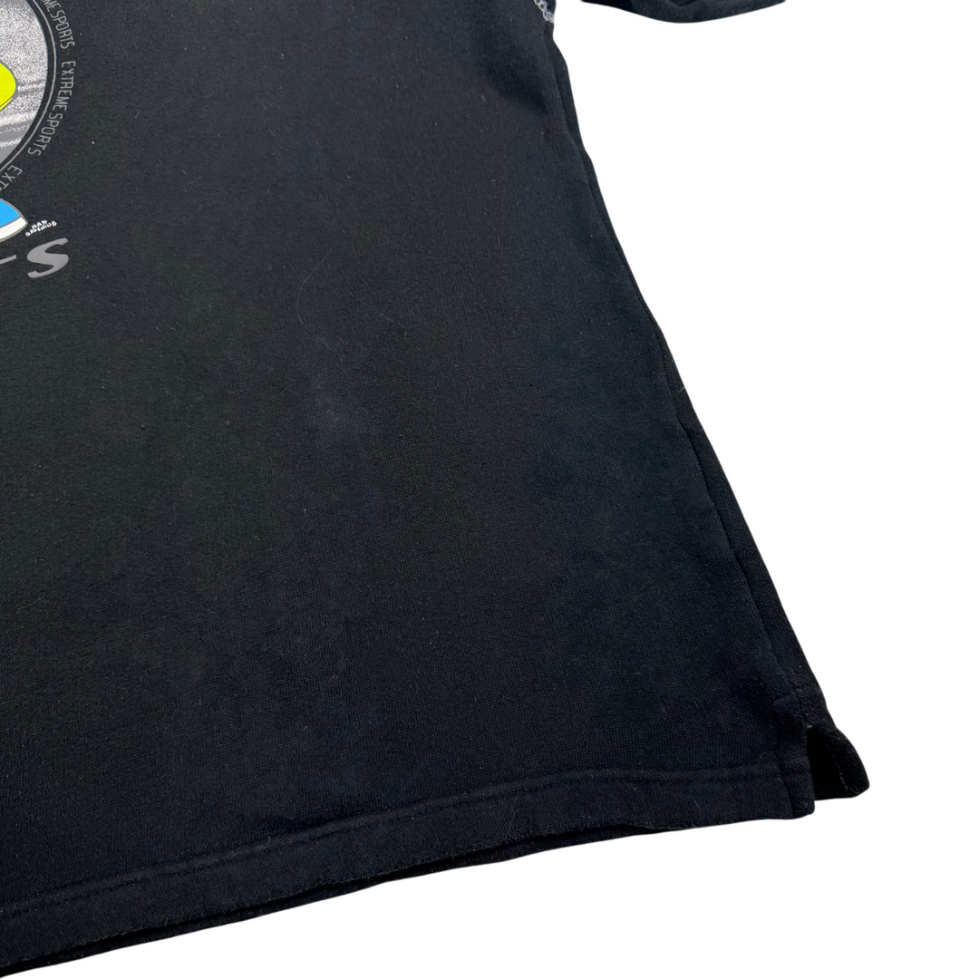 Vintage The Simpsons 90's Bart Simpson Extreme Sports Sweatshirt Black