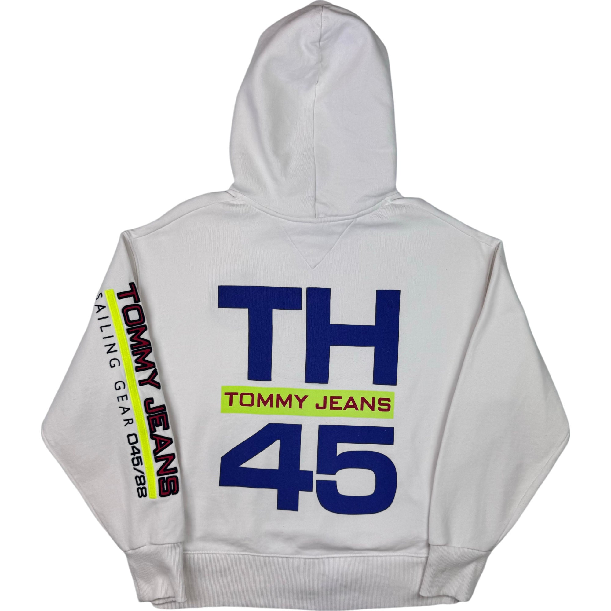 White tommy jeans hoodie sales