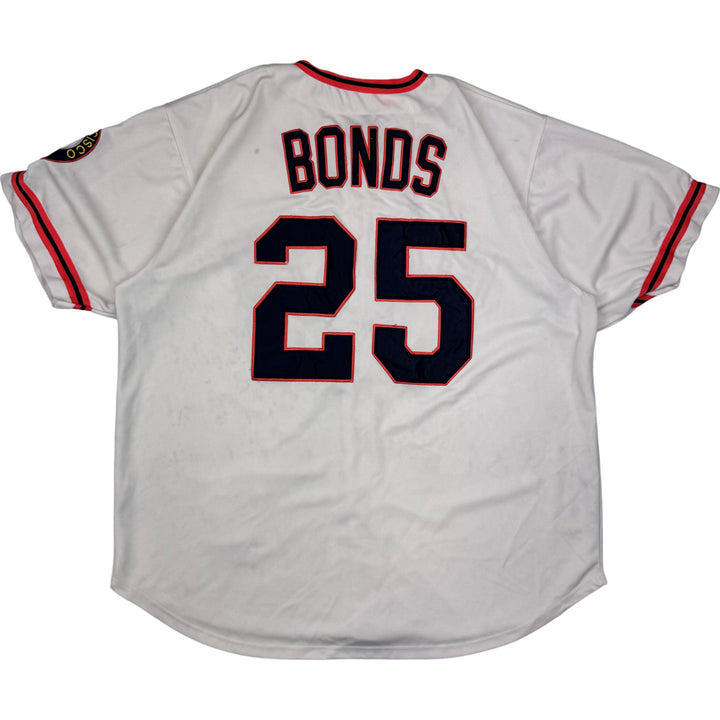 Vintage San Francisco Giants 1990 "Bonds 25" Mitchell & Ness Baseball Jersey Rare