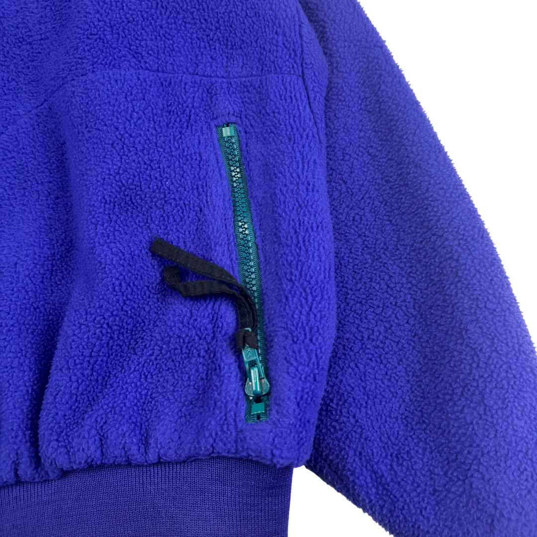 Vintage Columbia 90's Full-Zip Fleece Jacket Purple