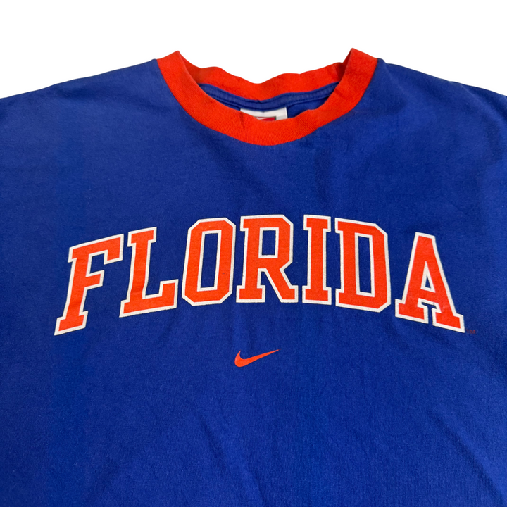 Nike 90's Florida Graphic Swoosh T-Shirt Blue