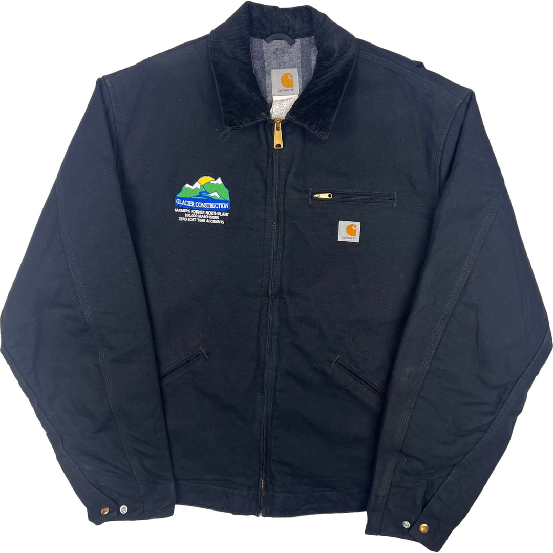 Carhartt Blanket Lined Detroit Workwear Jacket Black J001 BLK