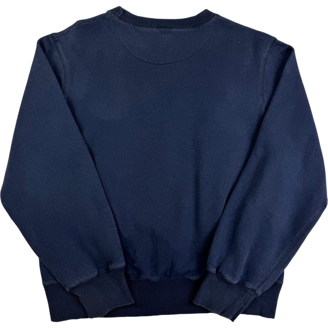 Nike 00's Mini Swoosh Embroidered Sweatshirt Navy