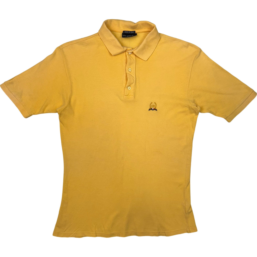Vintage Christian Dior Monsieur Polo Shirt Yellow | Bring It Back