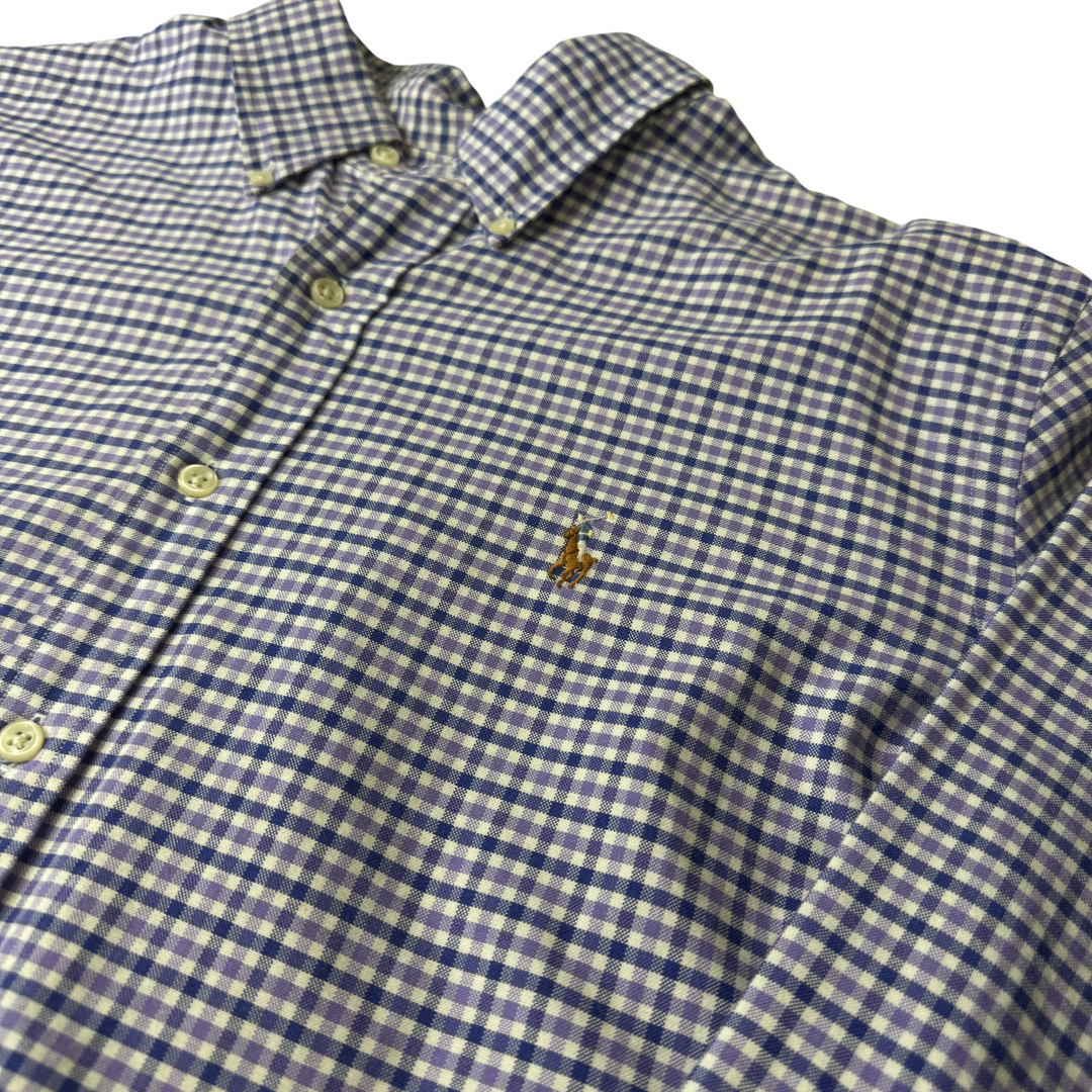 Ralph Lauren Check Long Sleeve Shirt Blue