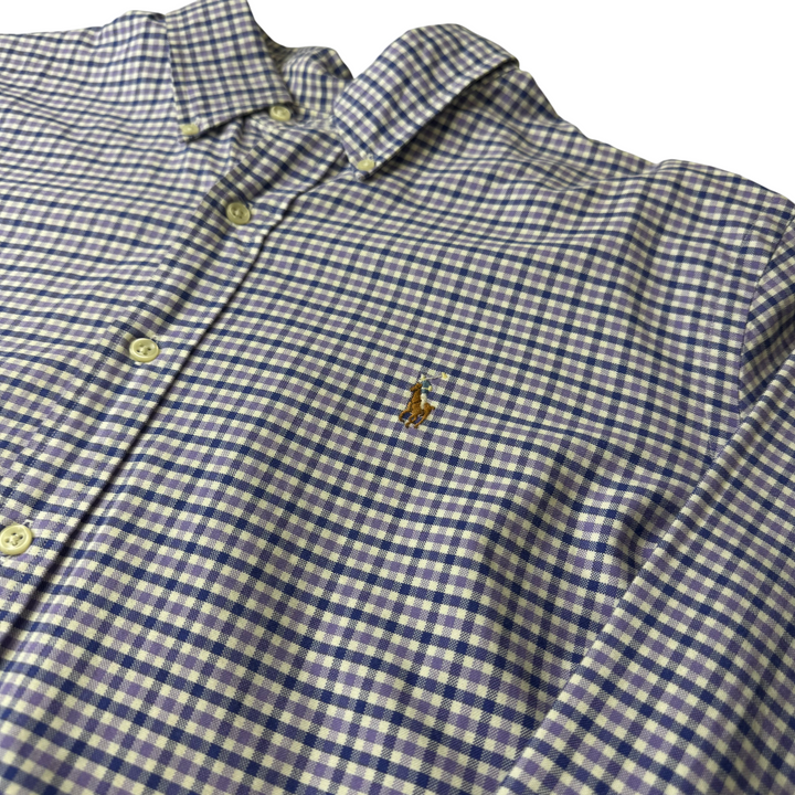 Ralph Lauren Check Long Sleeve Shirt Blue