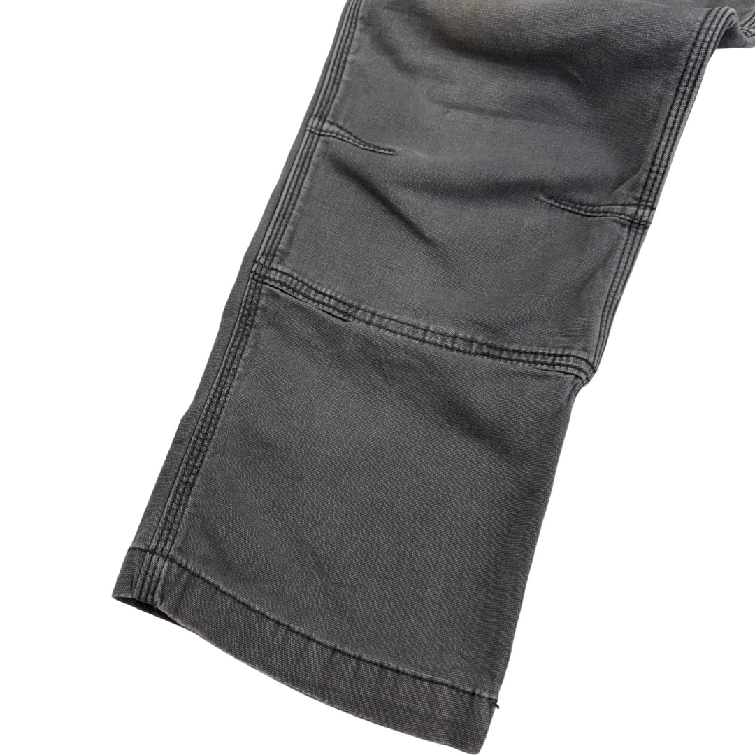 Carhartt Relaxed Fit Double Knee Cargo Workwear Trousers Grey