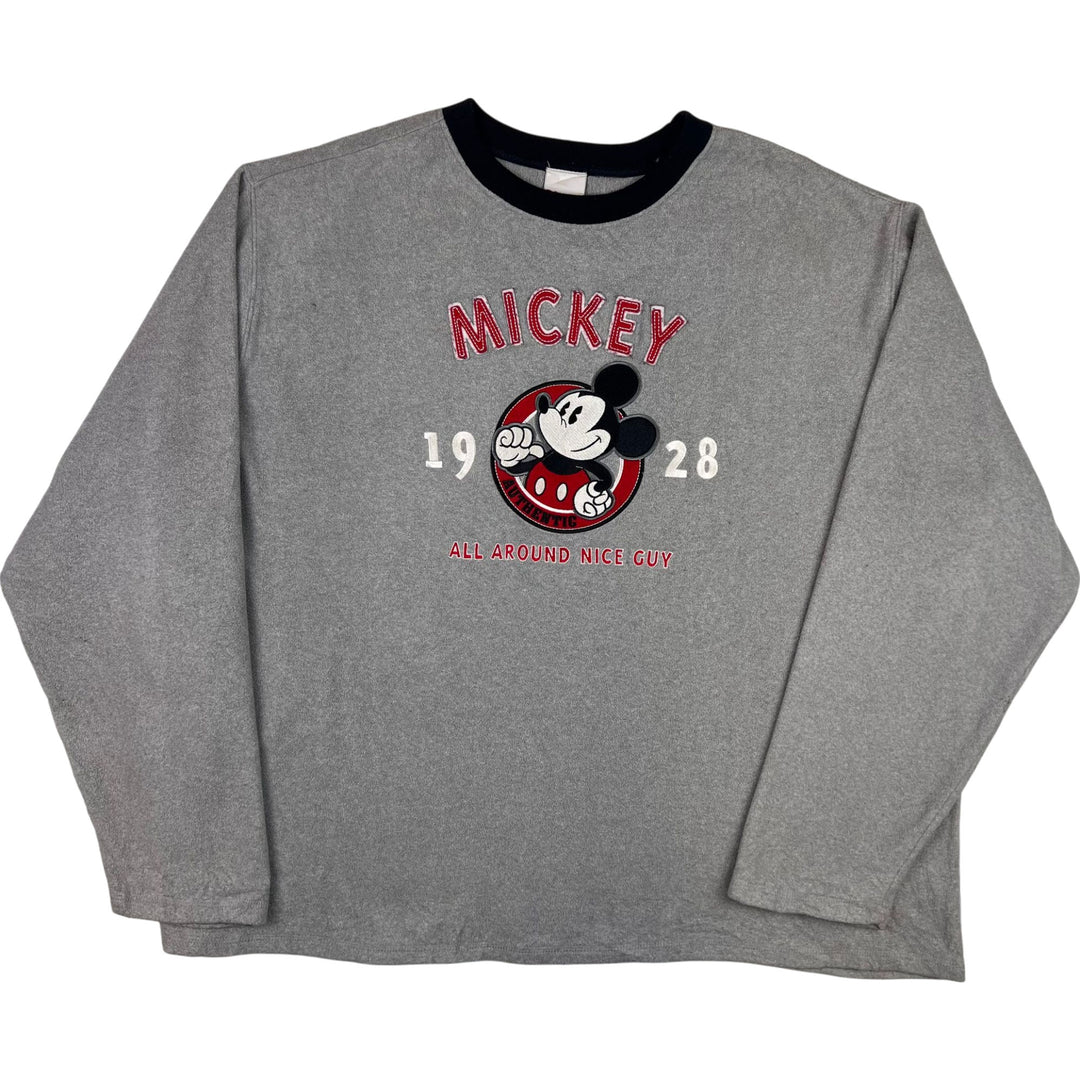 Vintage 90s Disney Mickey Mouse Graphic Sweatshirt Grey