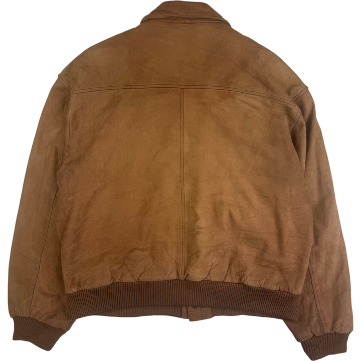 Vintage G-III Global Identity Leather Bomber Jacket