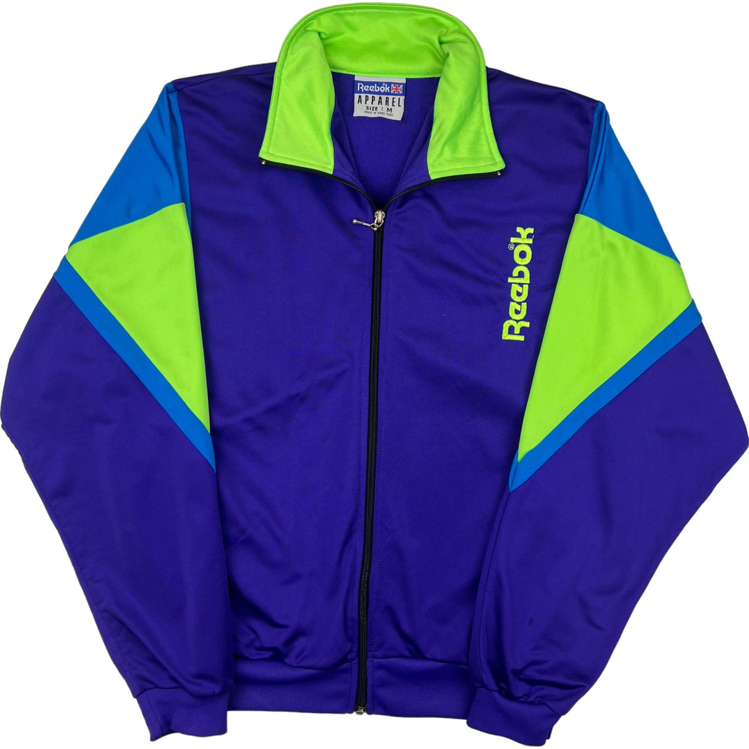 Vintage Reebok Track Jacket Blue Green