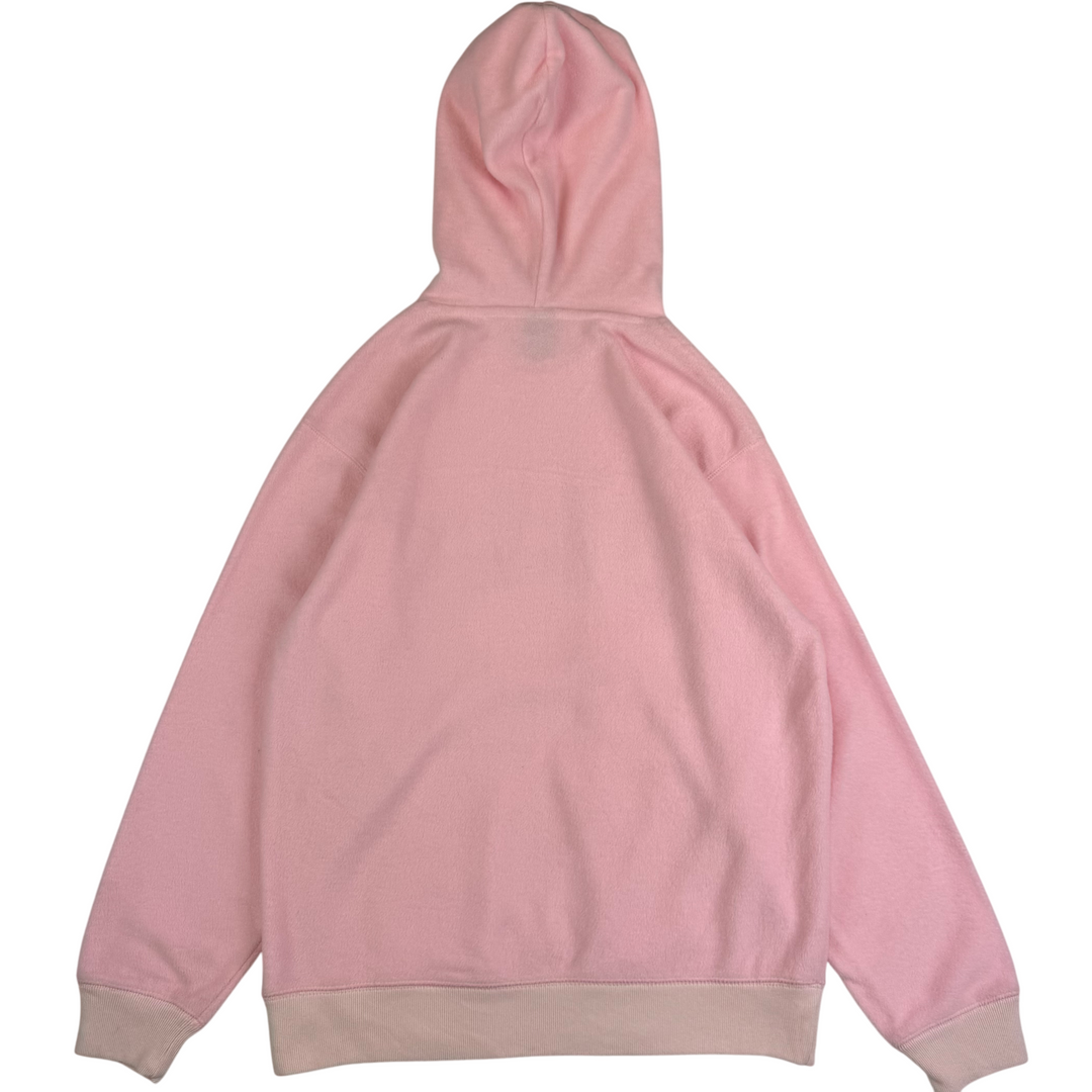 Gap Fleece Pullover Embroidered Hoodie Pink