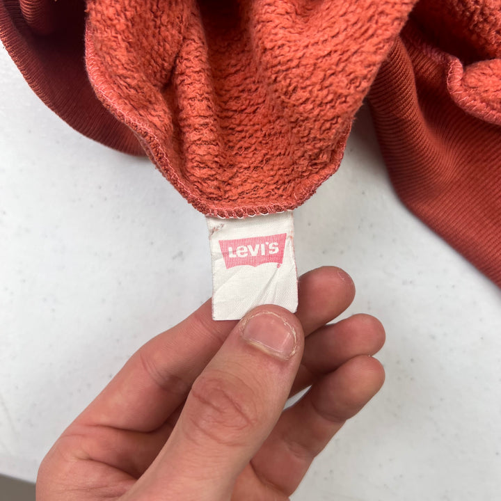 Vintage 90's Levi's First Choice Heavyweight Sweatshirt Orange/Red