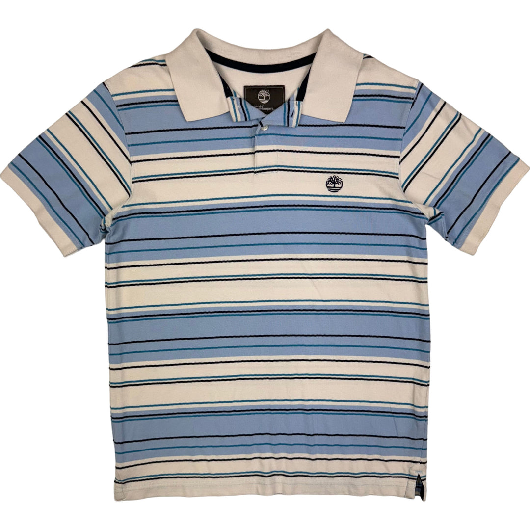 Timberland Earthkeepers 90's Striped Polo Shirt Blue