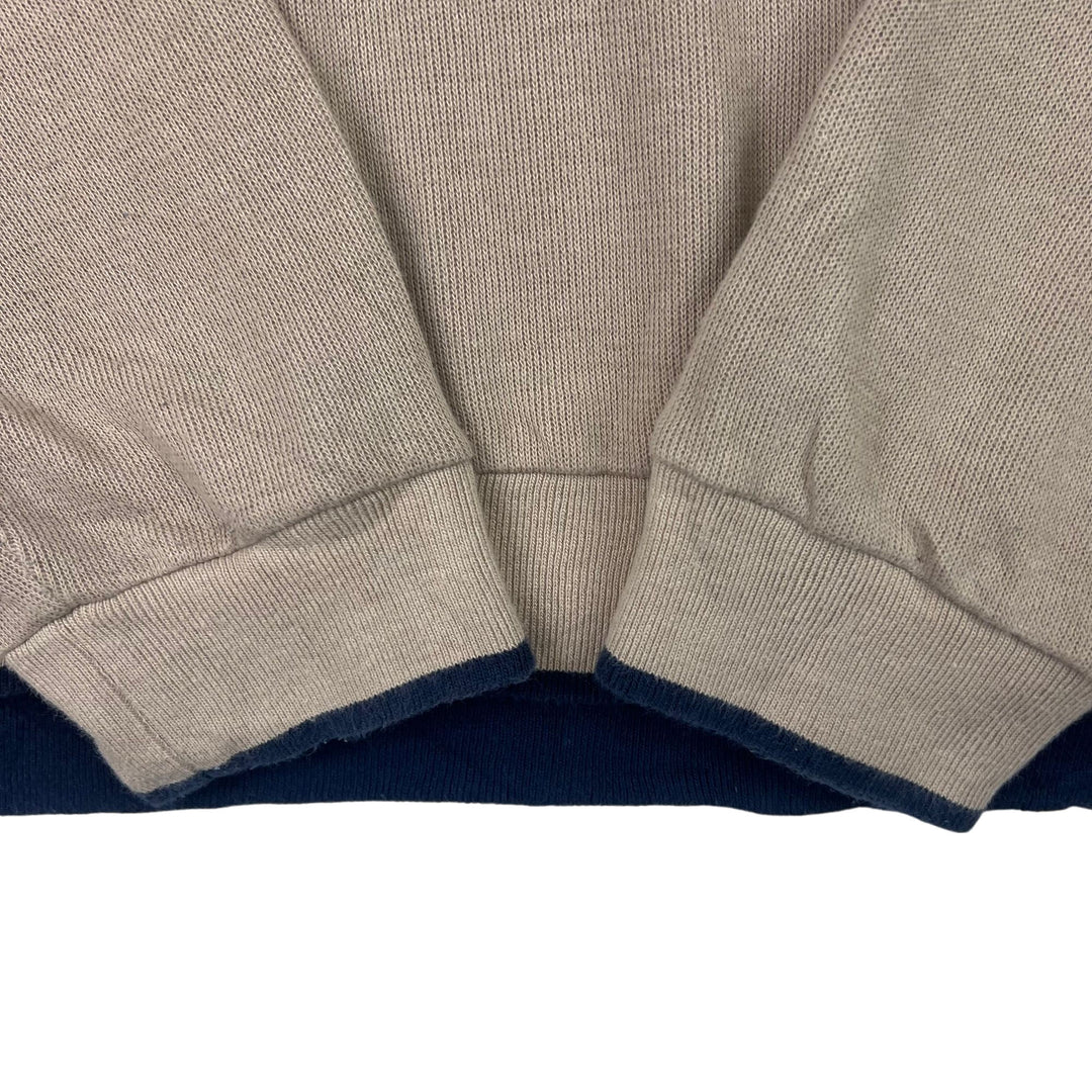 Vintage 90's Fila Embroidered Logo Sweatshirt Beige