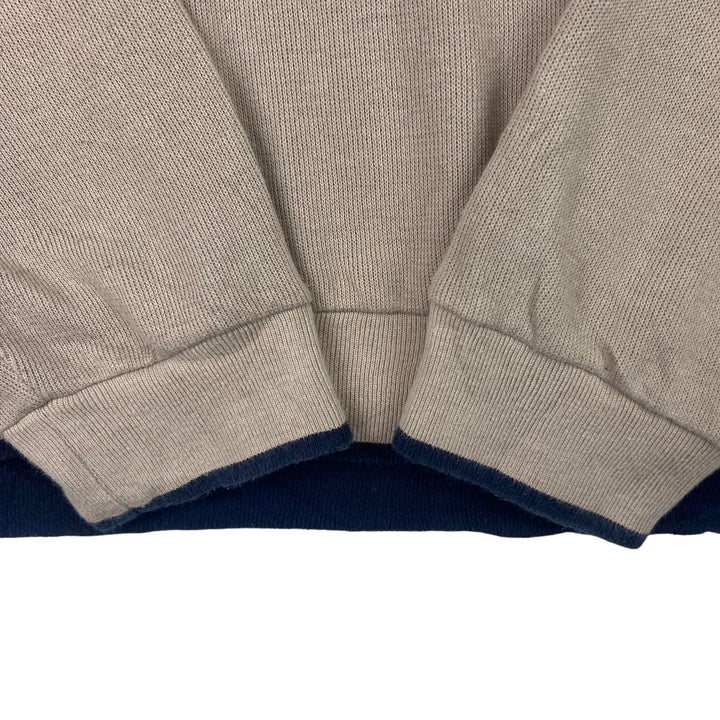 Vintage 90's Fila Embroidered Logo Sweatshirt Beige