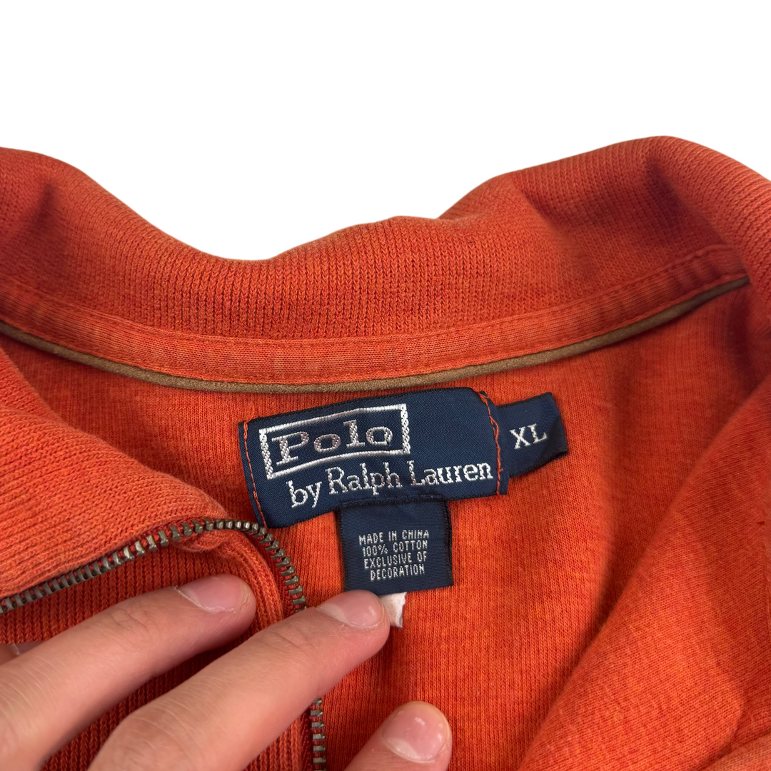Polo Ralph Lauren Quarter-Zip Sweatshirt Orange