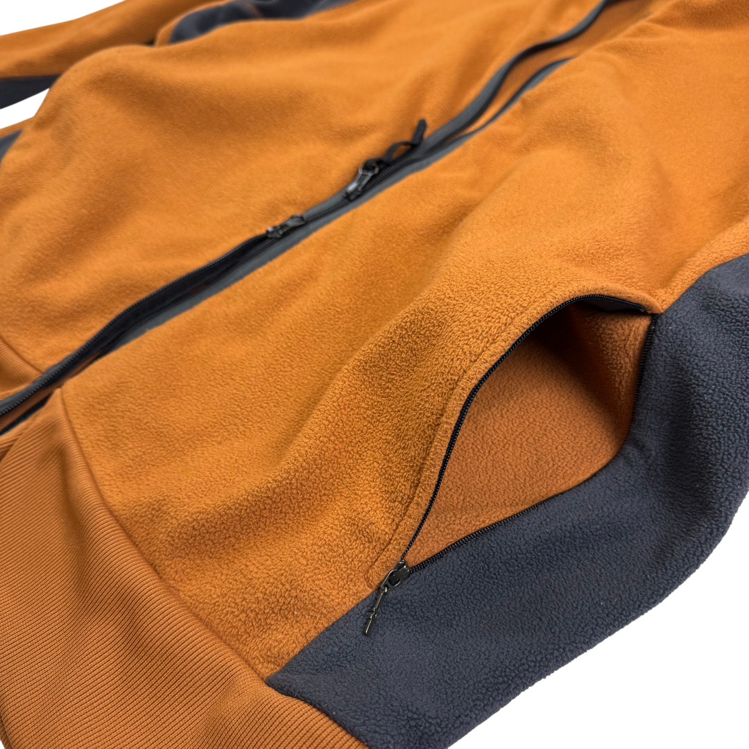 Nike 00's Full-Zip Fleece Jacket Orange