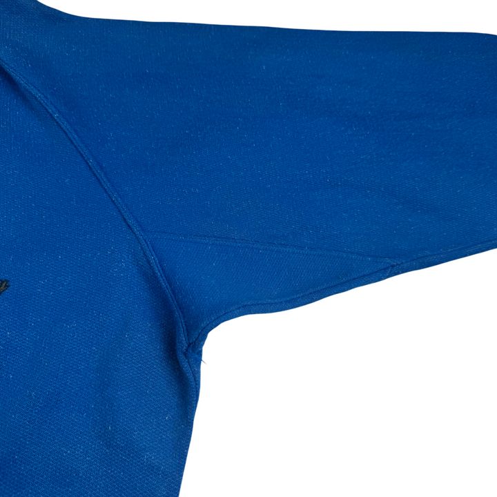 Vintage Best Company 90's Collared Sweatshirt Blue