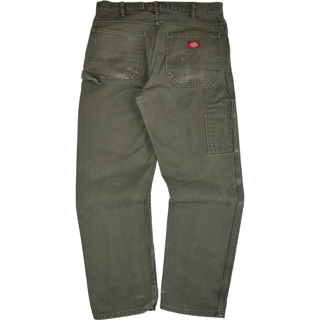 Dickies Workwear Carpenter Trousers Green